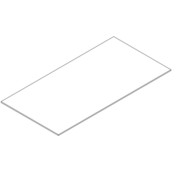 Kids Curve Appeal 46in 4 Cubby Bookcase - Part 12 - Lower Back Board