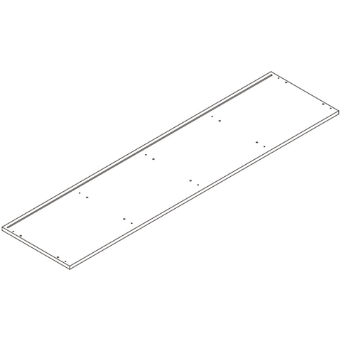 Kids Curve Appeal 46in 4 Cubby Bookcase - Part 13 - Bottom Board