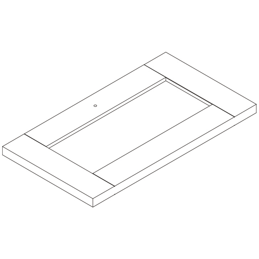 1 Door, 1 Drawer Kitchen Storage Cabinet with Open Shelves - Part 14 - Drawer Front Board