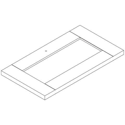 1 Door, 1 Drawer Kitchen Storage Cabinet with Open Shelves - Part 14 - Drawer Front Board