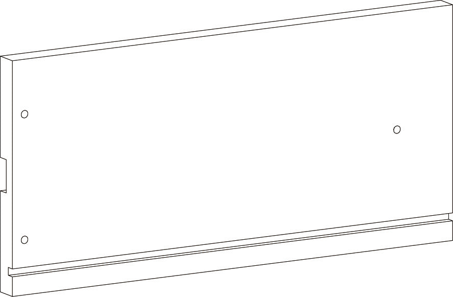 Entryway Slim Cabinet with Layered Door and Drawer - Part 14 - Drawer Right Panel