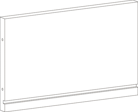 Entryway Slim Cabinet with Layered Door and Drawer - Part 15 - Drawer Back Board