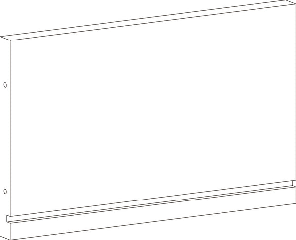 Geneva Slim Cabinet with Layered Door and Drawer - Part 15 - Drawer Back Board