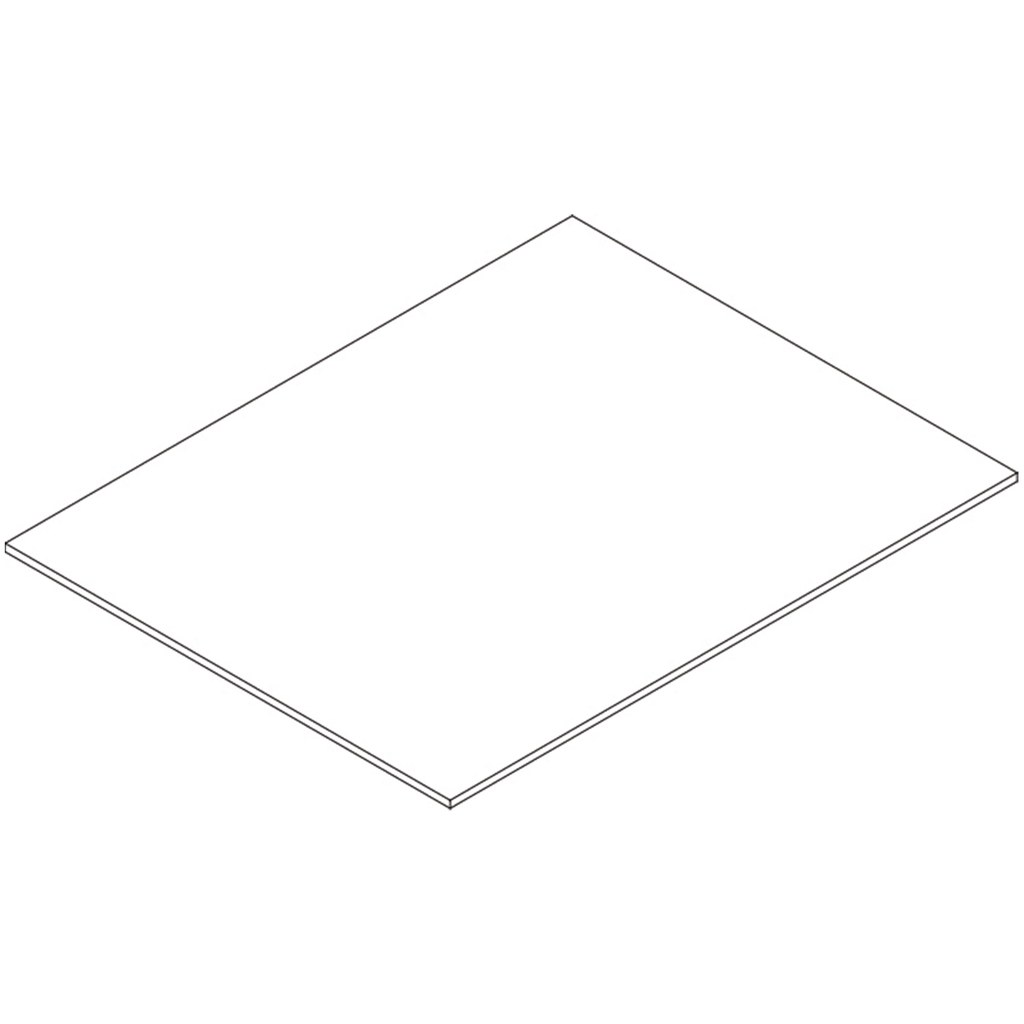 1 Door, 1 Drawer Kitchen Storage Cabinet with Open Shelves - Part 18 - Drawer Bottom Board