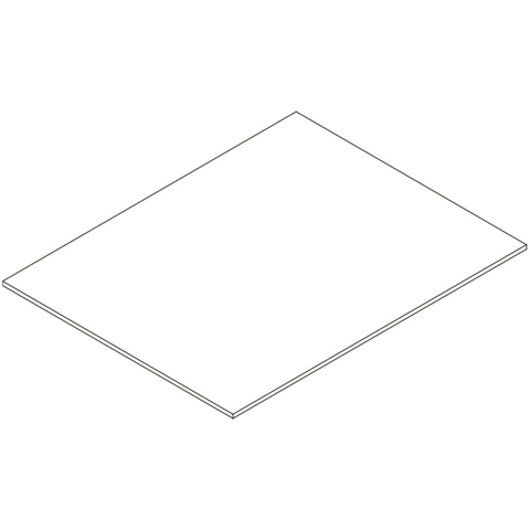 1 Door, 1 Drawer Kitchen Storage Cabinet with Open Shelves - Part 18 - Drawer Bottom Board