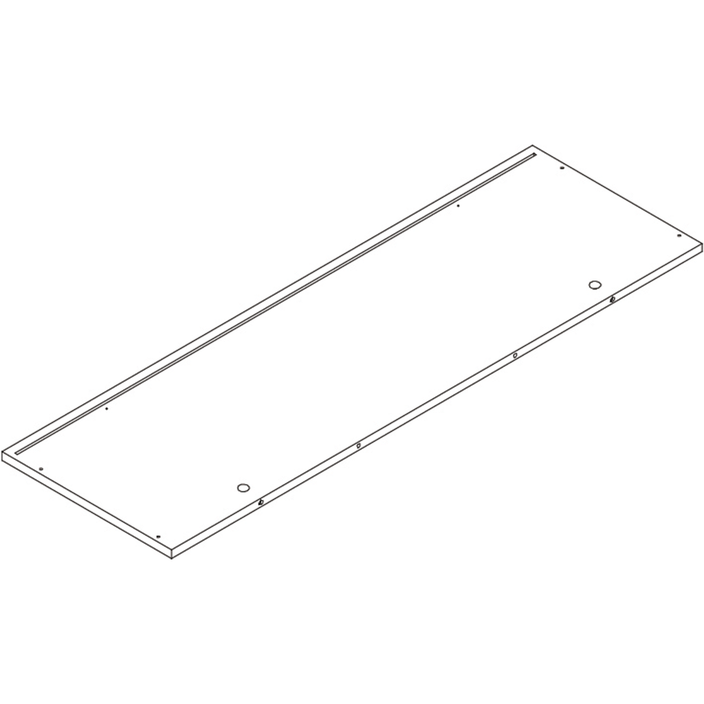 Kids Curve Appeal 35in 6 Cubby Bookcase - Part 1 - Top Board