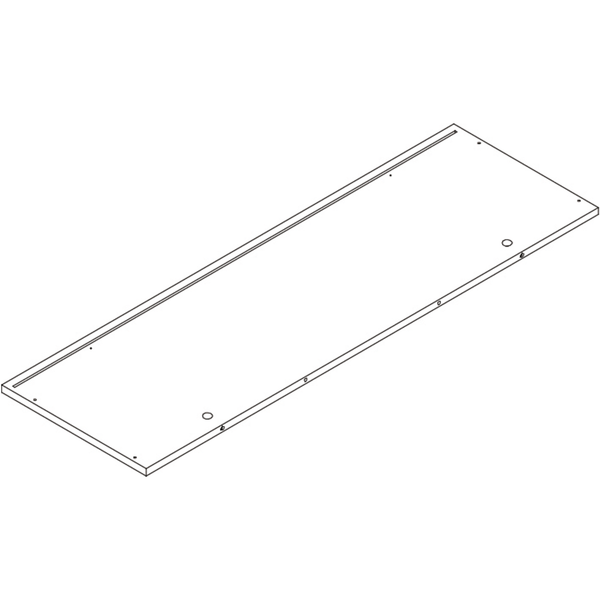 Arched 35in 6 Cubby Storage Cabinet - Part 1 - Top Board
