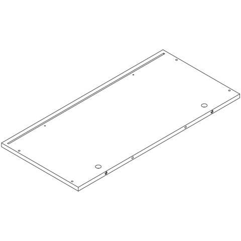Arched 23in 4 Cubby Storage Cabinet - Part 1 - Top Board