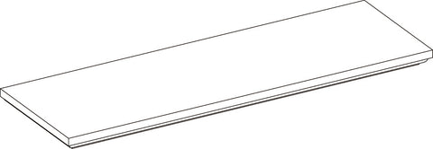 Geneva Two-Door Wall Cabinet with Layered Doors - Part 01 - Top Board