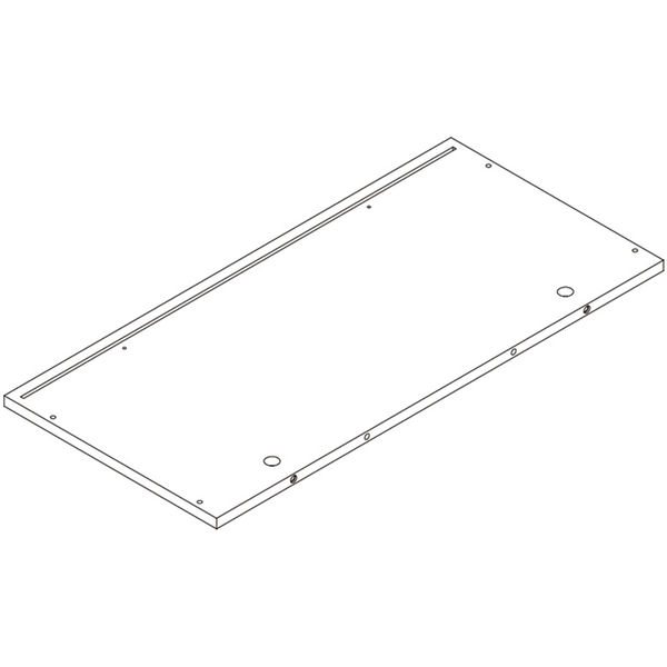 Arched 23in 4 Cubby Storage Cabinet - Part 1 - Top Board