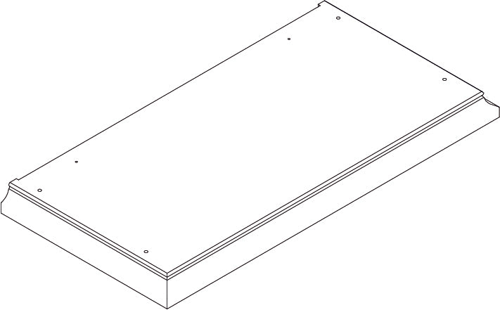 Somerset Two-Door Floor Cabinet - Part 1 - Top Board