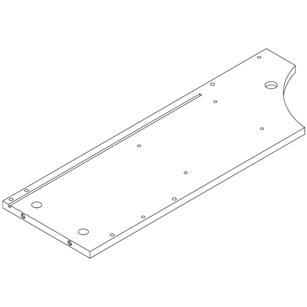Kitchen Storage Wall Shelf with Towel Bar - Part 2 - Left Side Panel