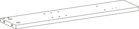 Geneva Wall Cabinet with Mirror and Layered Drop-Down Door - Part 02 - Left Side Panel