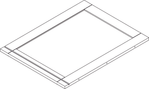 Somerset Double Tilt-Out Laundry Hamper - Part 02 - Hamper Back Panel