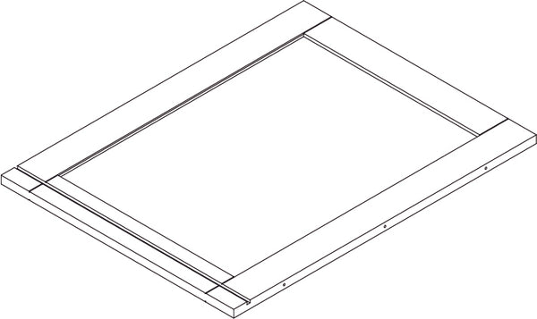 Somerset Double Tilt-Out Laundry Hamper - Part 02 - Hamper Back Panel