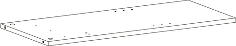 Entryway Slim Cabinet with Layered Door and Drawer - Part 02 - Left Side Panel