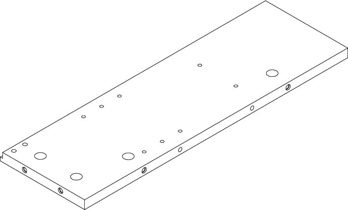 Somerset Single Door Wall Cabinet - Part 2 - Left Side Panel