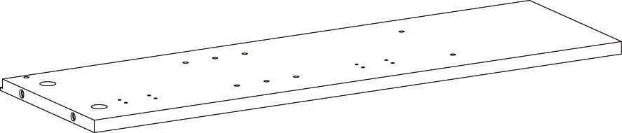 Shorewood Two-Door Wall Cabinet with Rattan Backboard - Part 02 - Left Side Panel