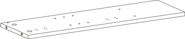 Shorewood Two-Door Wall Cabinet with Rattan Backboard - Part 02 - Left Side Panel