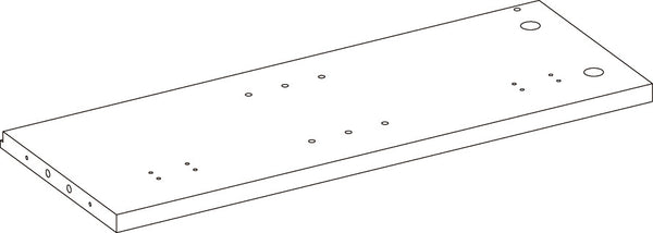 Geneva Two-Door Wall Cabinet with Layered Doors - Part 03 - Right Side Panel