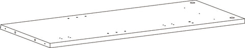 Geneva Slim Cabinet with Layered Door and Drawer - Part 03 - Right Side Panel