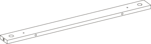 Geneva Two-Door Wall Cabinet with Layered Doors - Part 04 - Cross Bar