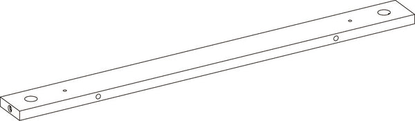 Geneva Two-Door Wall Cabinet with Layered Doors - Part 04 - Cross Bar