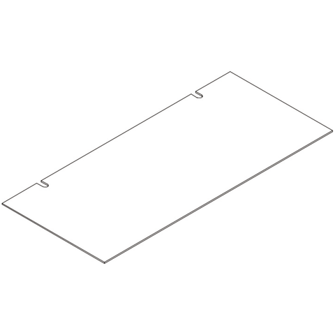 Arched 35in 6 Cubby Storage Cabinet - Part 5 - Upper Back Board