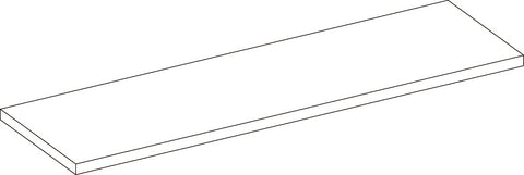 Geneva Two-Door Wall Cabinet with Layered Doors - Part 05 - Adjustable Shelf