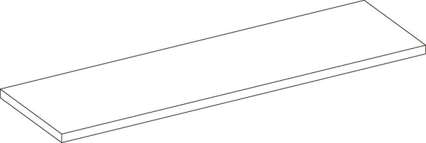 Geneva Two-Door Wall Cabinet with Layered Doors - Part 05 - Adjustable Shelf