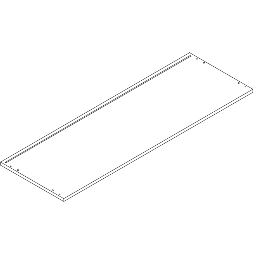 Arched 35in 6 Cubby Storage Cabinet - Part 6 - Middle Connection Board