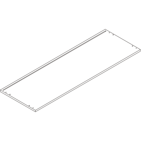 Arched 35in 6 Cubby Storage Cabinet - Part 6 - Middle Connection Board