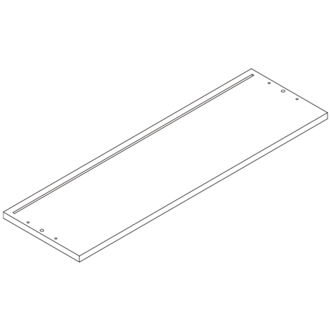 Arched Wall Shelf with 3 Hooks - Part 6 - Middle Connection Board