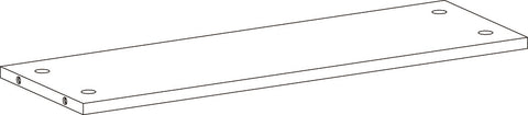 Shorewood Two-Door Wall Cabinet with Rattan Backboard - Part 06 - Shelf
