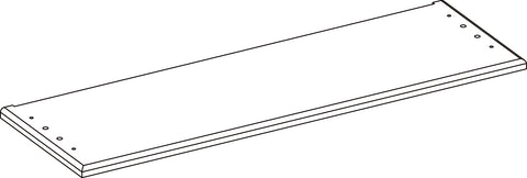 Geneva Two-Door Wall Cabinet with Layered Doors - Part 06 - Bottom Board
