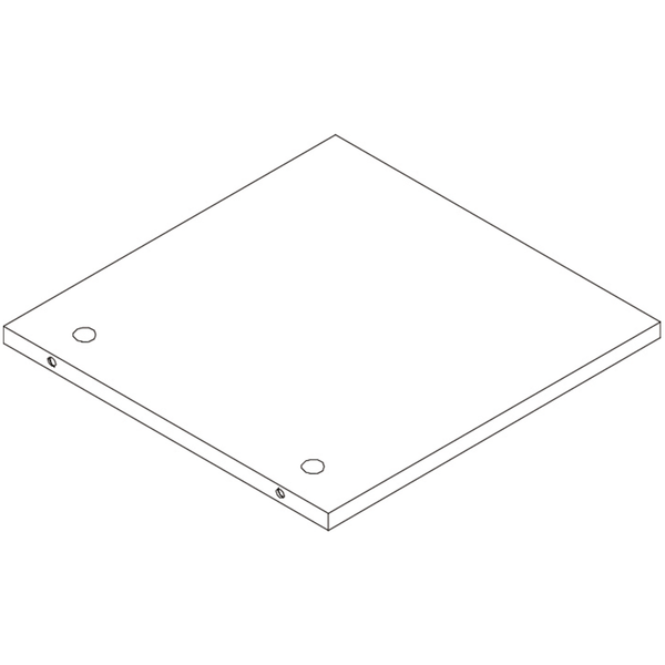 Arched 35in 6 Cubby Storage Cabinet - Part 7 - Divider Board