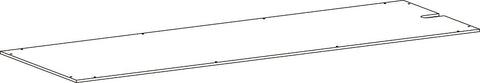 Entryway Slim Cabinet with Layered Door and Drawer - Part 07 - Back Board