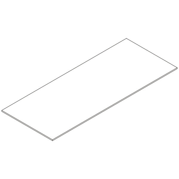 Arched Wall Shelf with 3 Hooks - Part 7 - Upper Back Board
