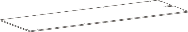 Geneva Slim Cabinet with Layered Door and Drawer - Part 07 - Back Board