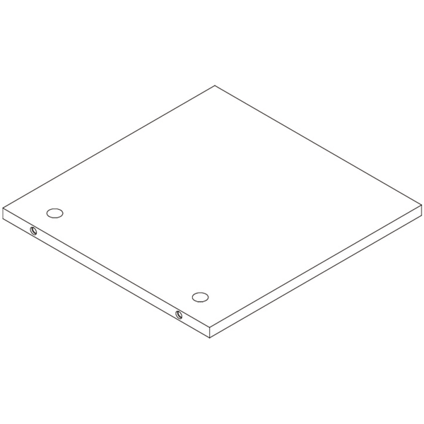 Arched 23in 4 Cubby Storage Cabinet - Part 8 - Divider Board