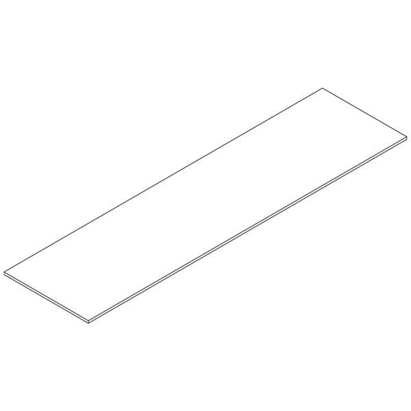 Kitchen Storage Wall Shelf with Towel Bar - Part 8 - Middle Back Board