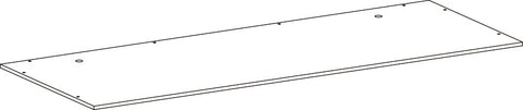 Two-Door Kitchen Wall Cabinet with Rattan Backboard - Part 08 - Upper Back Board