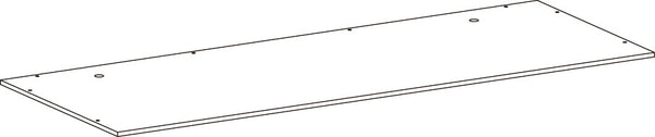 Two-Door Kitchen Wall Cabinet with Rattan Backboard - Part 08 - Upper Back Board