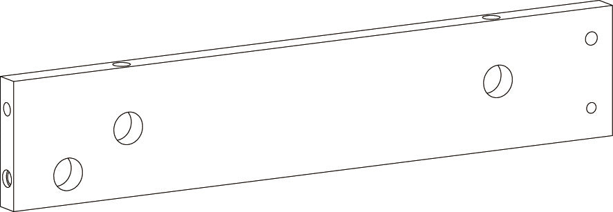 Entryway Slim Cabinet with Layered Door and Drawer - Part 09 - Lower Left Side Bar