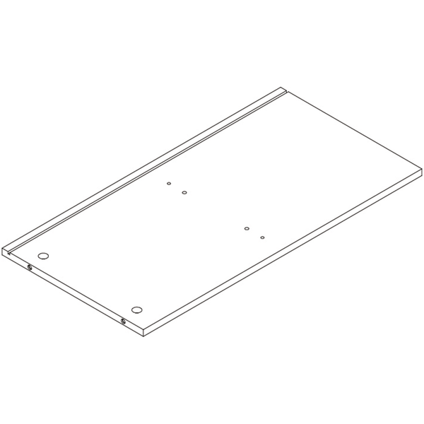 Arched 23in 4 Cubby Storage Cabinet - Part 9 - Lower Left Side Panel