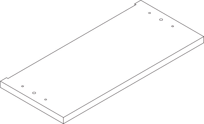 Somerset Single Door Wall Cabinet - Part 9 - Bottom Board