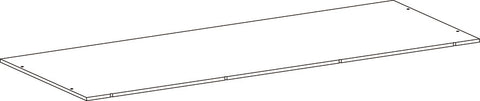 Two-Door Kitchen Wall Cabinet with Rattan Backboard - Part 09 - Middle Back Board