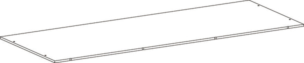 Shorewood Two-Door Wall Cabinet with Rattan Backboard - Part 09 - Middle Back Board