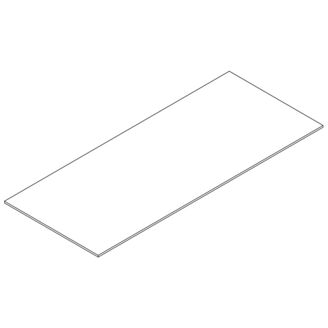 Kitchen Storage Wall Shelf with Towel Bar - Part 9 - Upper Back Board