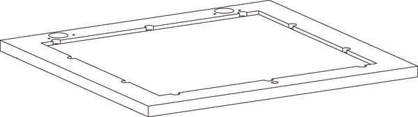 Geneva Wall Cabinet with Mirror and Layered Drop-Down Door - Part 09 - Upper Door